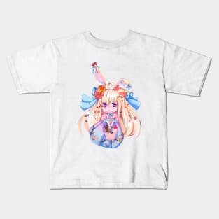 Easter Bunny Girl Festive Girl Kids T-Shirt